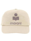 Tyron Glitter Logo Ball Cap Beige - ISABEL MARANT - BALAAN 2