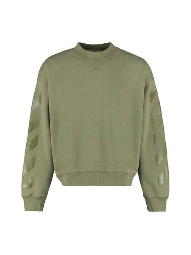 Rubber Arrow Skate Sweatshirt Green - OFF WHITE - BALAAN 1