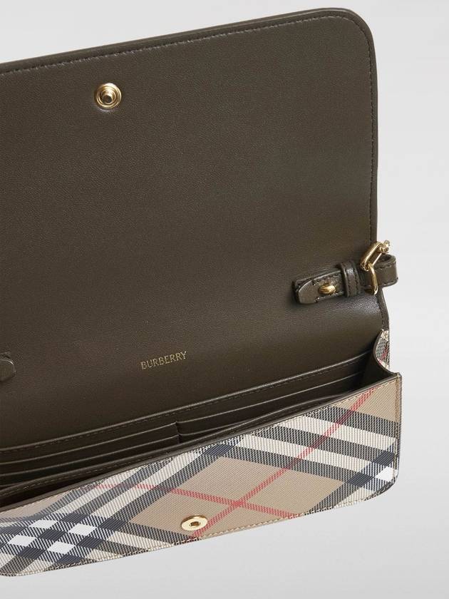 Check Chain Strap Cross Bag Sand - BURBERRY - BALAAN 5