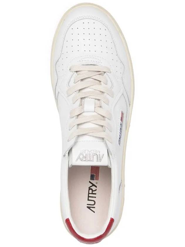 Medalist Red Tab Low Top Sneakers White - AUTRY - BALAAN 5