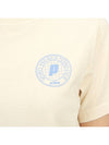 Prince Logo Print Cotton Short Sleeve T-Shirt Cream - SPORTY & RICH - BALAAN 9