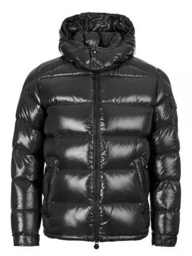 Men s Maya logo patch down padding black 237795 - MONCLER - BALAAN 1