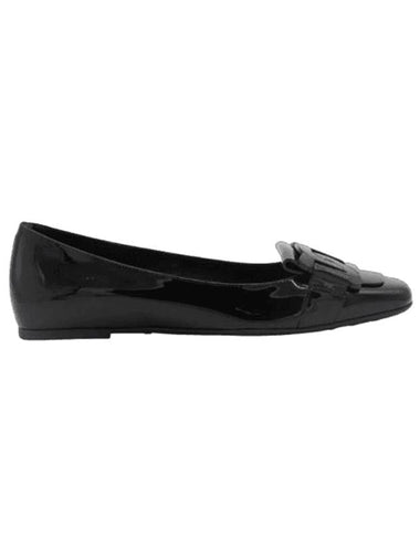 Kate Leather Ballerina Black - TOD'S - BALAAN 1