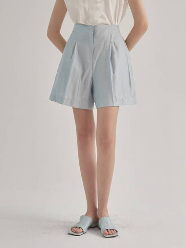 Olivier banding 5quarter pants shorts_sky blue - ARIFF - BALAAN 1