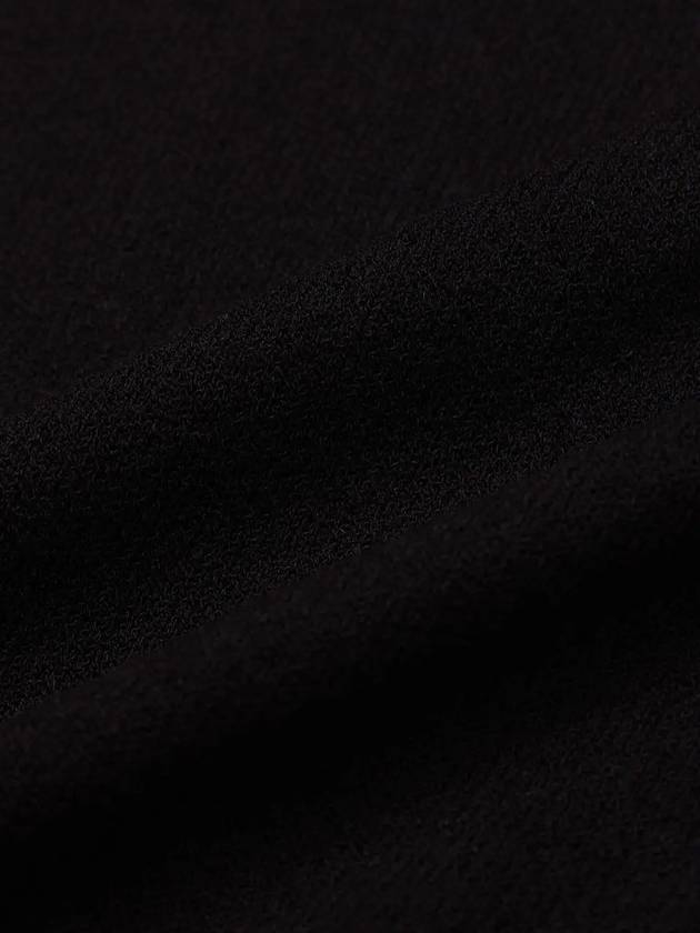 Lettering point collar pullover knit BLACK - 20THHOLE - BALAAN 5