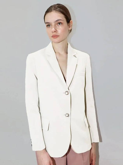 Formal Jacket Ivory - DAMAGE MNEMONIC - BALAAN 2