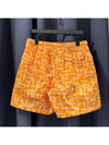 Men s Metallic Swimsuit Ghibre Swim Pants Orange Color - HERMES - BALAAN 3