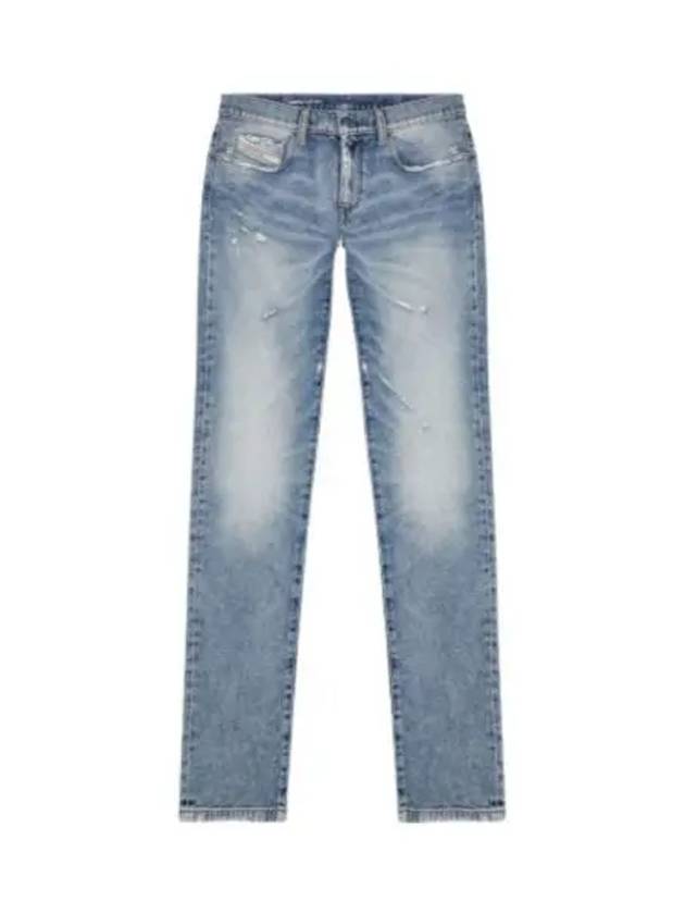 2019 D Strukt Slim Fit Jeans Medium Blue - DIESEL - BALAAN 2