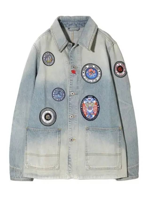 Patch Denim Jacket Men s - KENZO - BALAAN 1