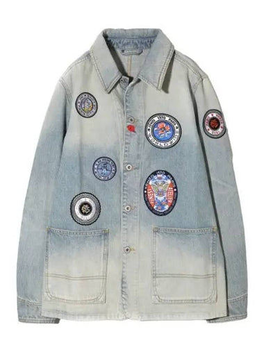 patch denim jacket - KENZO - BALAAN 1