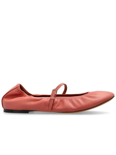 Lanvin Leather Ballerinas, Women's, Pink - LANVIN - BALAAN 1