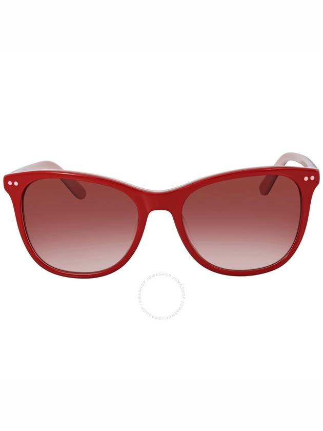 Calvin Klein Red Gradient Cat Eye Ladies Sunglasses CK18510S 610 57 - CALVIN KLEIN - BALAAN 2