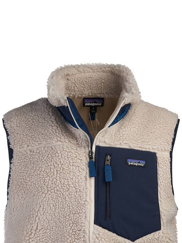 Classic Retro-X Fleece Vest Natural - PATAGONIA - BALAAN 5