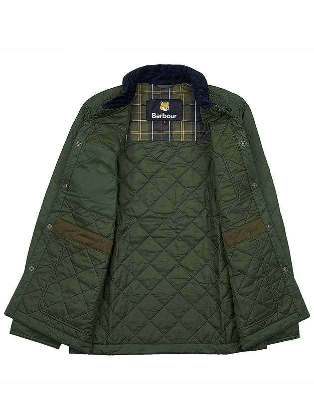 Kenning Quilting  Logo Patch Jacket Green - BARBOUR - BALAAN 11