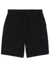 Men's Heart Logo Track Shorts Black - AMI - BALAAN.