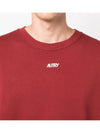 Logo Cotton Red Sweatshirt SWBM416S - AUTRY - BALAAN 4