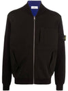 Compass Patch Zip-up Jacket Black - STONE ISLAND - BALAAN 1