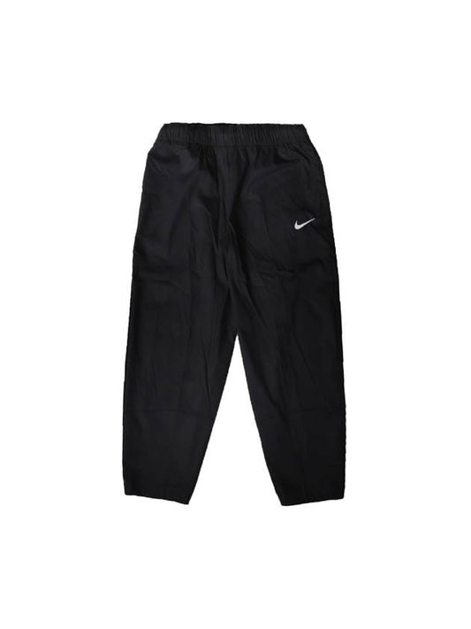 NSW Sportswear Essential High-Rise Track Pants Black - NIKE - BALAAN 1