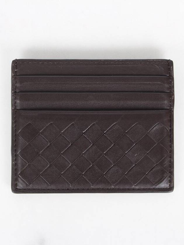 Intrecciato card wallet brown - BOTTEGA VENETA - BALAAN 4