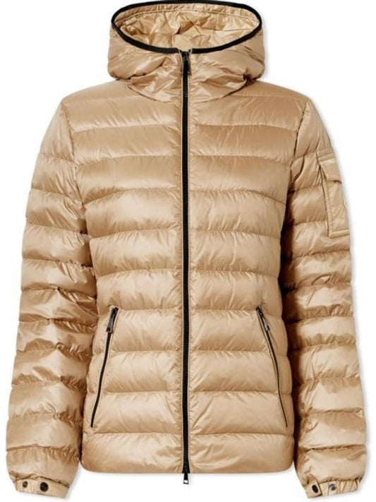 Women's BLES Hood Lightweight Padding Beige - MONCLER - BALAAN.