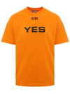 Yes Barcode Short Sleeve T-Shirt Orange - VETEMENTS - BALAAN 2