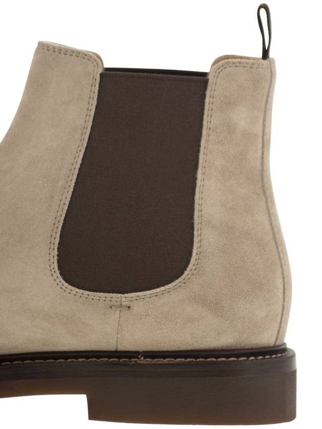 Chelsea Boot in suede - BRUNELLO CUCINELLI - BALAAN 7