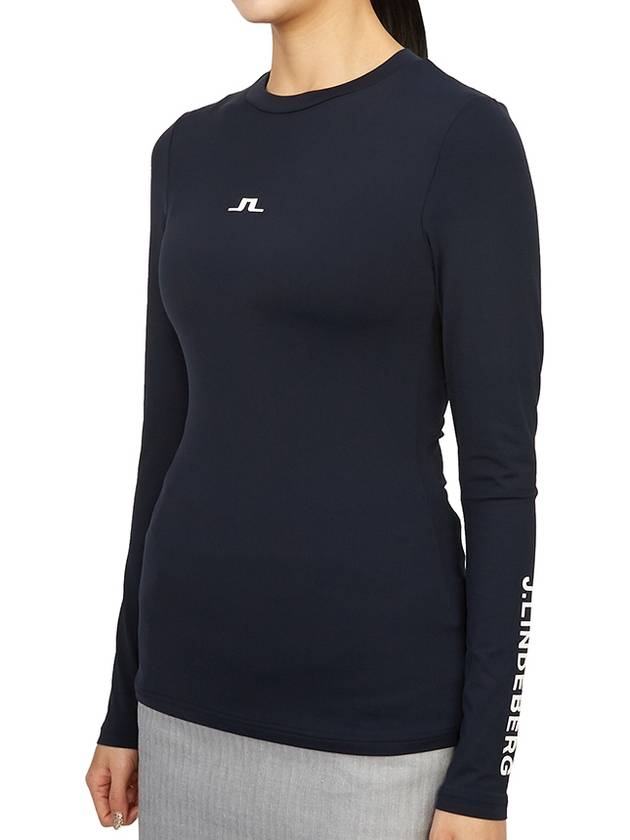 Golf Tekla Crew Neck Top GWJT08805 6855 Women's Tekla Crew Neck Top - J.LINDEBERG - BALAAN 3