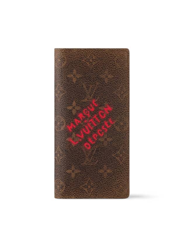 Brazza Monogram Long Wallet Brown - LOUIS VUITTON - BALAAN 1