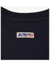 Men s short sleeve t shirt navy TSPM 08CB - AUTRY - BALAAN 4