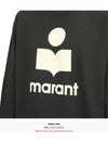 Mikoy Logo Print Sweatshirt Black - ISABEL MARANT - BALAAN 7