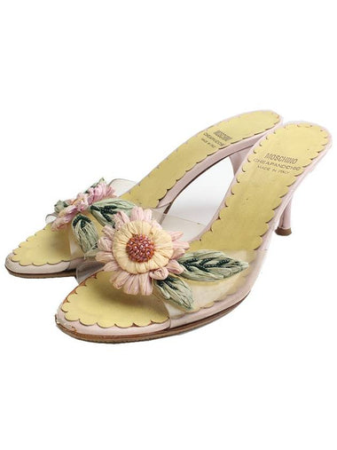 Floral Mule Slippers 240 - MOSCHINO - BALAAN 1