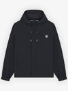 Hoodie Windbreaker in Nylon with Grey Fox Head Patch Black - MAISON KITSUNE - BALAAN 2