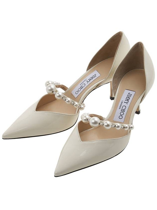 Women s Aurelie 65 Pumps XKM LATTE WHITE - JIMMY CHOO - BALAAN 1