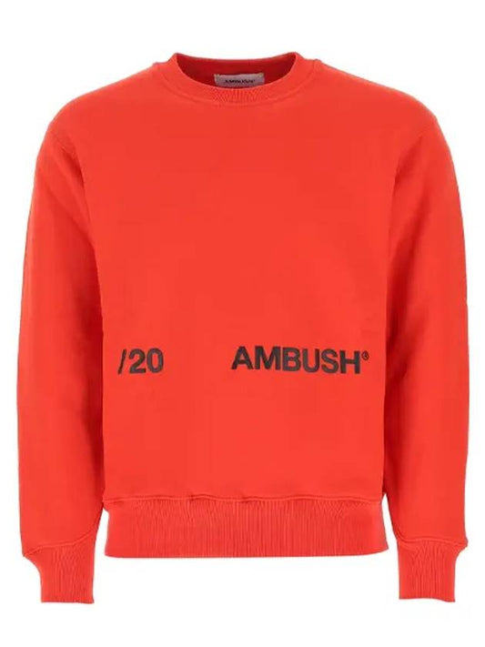 Logo Sweatshirt 12112067 RED - AMBUSH - BALAAN 1