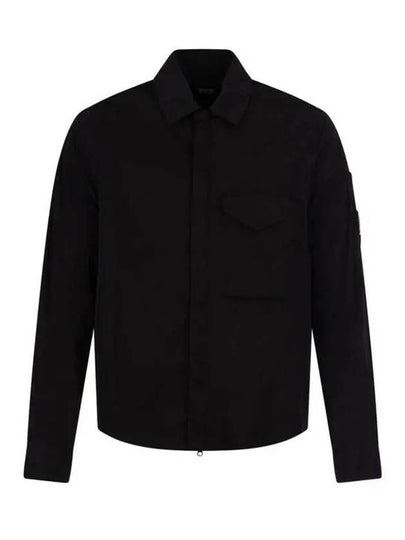 Men's Chrome R Over Shirt Zip Up Jacket Black - CP COMPANY - BALAAN 2