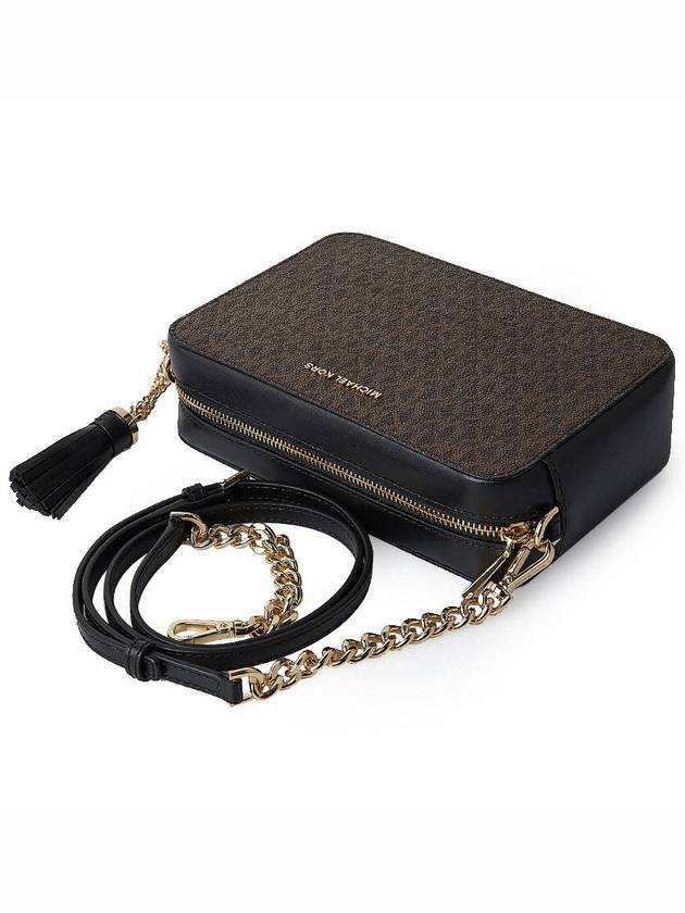 Jet Set Medium Camera Cross Bag Black Brown - MICHAEL KORS - BALAAN 5