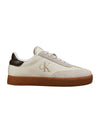 Jeans Roma MS Low Top Sneakers Brown Ivory - CALVIN KLEIN - BALAAN 1