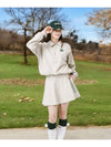 Windproof nylon long sleeve anorak BEIGE - MONBIRDIE GOLF - BALAAN 5