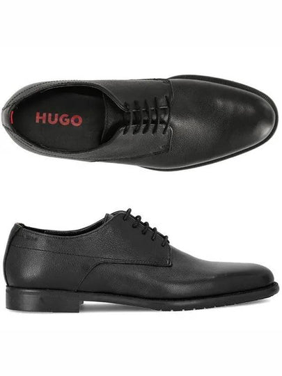 Men's Kyron Leather Derby Black - HUGO BOSS - BALAAN 2