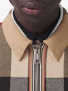 ExaGGerated Check Wool Cotton Overshirt Jacket Archive Beige - BURBERRY - BALAAN 3