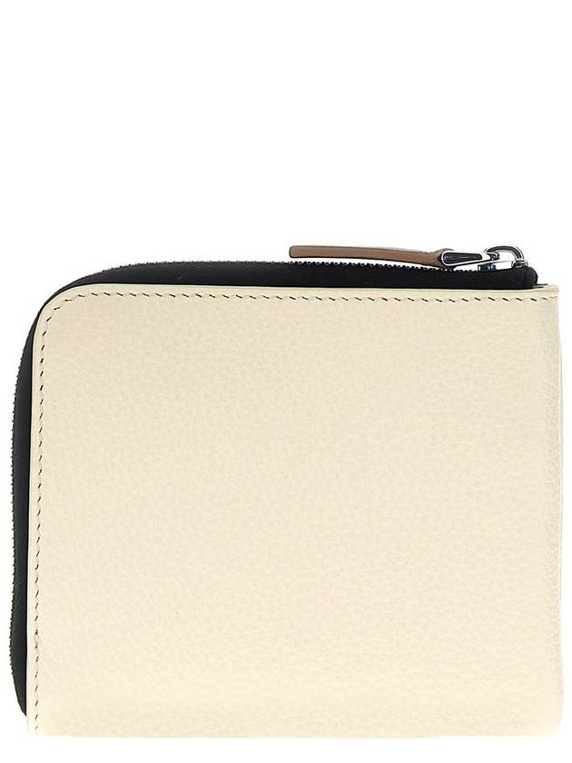 Logo Zip Card Wallet White - MARNI - BALAAN 3