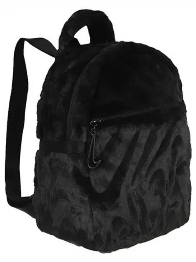 NSW Futura faux fur mini backpack 6L black FZ1328 010 - NIKE - BALAAN 2