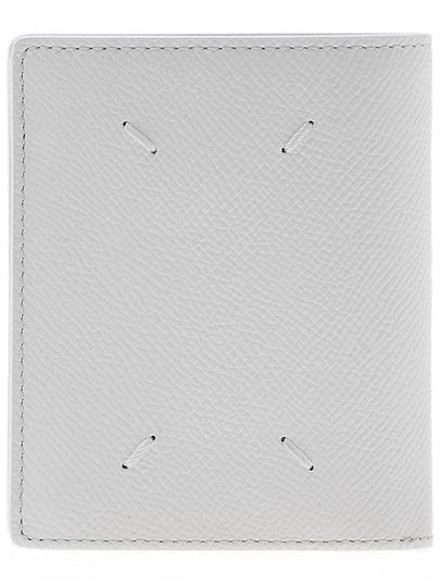 Stitch Logo Compact Bifold Half Wallet White - MAISON MARGIELA - BALAAN 2