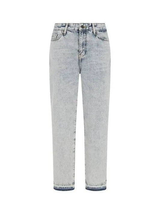 Women s Washed Boyfriend Denim Pants Indigo 271189 - ARMANI EXCHANGE - BALAAN 1