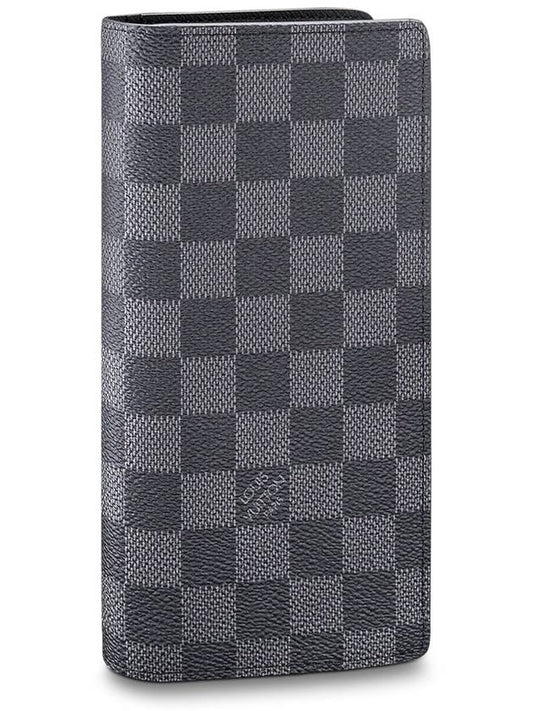 Brazza Damier Canvas Long Wallet Graphite - LOUIS VUITTON - BALAAN 2