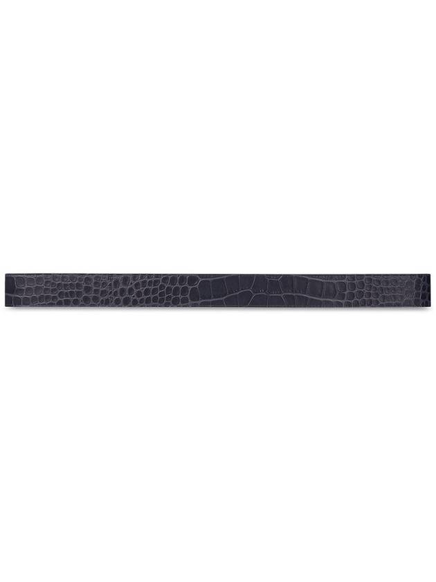 Men's BB Buckle Leather Belt Black - BALENCIAGA - BALAAN 3