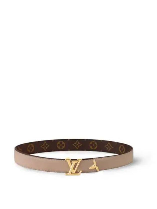 Pretty LV 30MM Reversible Leather Belt Beige Brown - LOUIS VUITTON - BALAAN 2