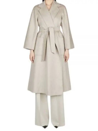 Ludmilla Belted Single Coat Sand - MAX MARA - BALAAN 2