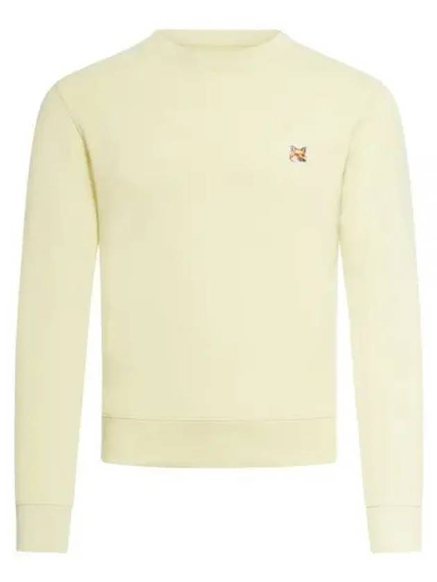 Fox Head Patch Regular Sweatshirt Yellow - MAISON KITSUNE - BALAAN 2