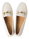 Women's Gommino Driving Shoes White - TOD'S - BALAAN 3